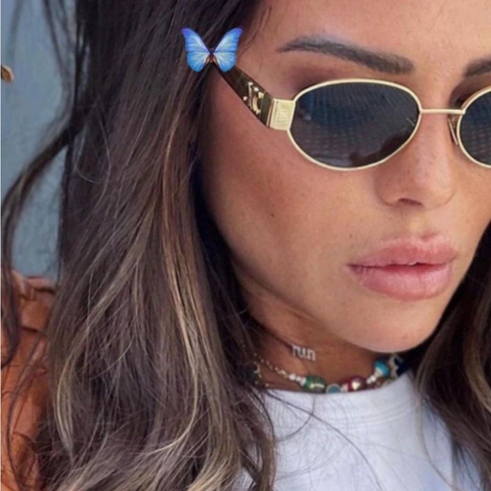 METAL TRIOMPHE CL40235U CELINE SUNGLASSES ONLY